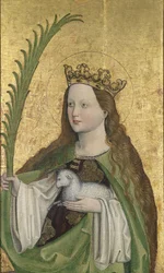 Altarflügel mit der heiligen Agnes